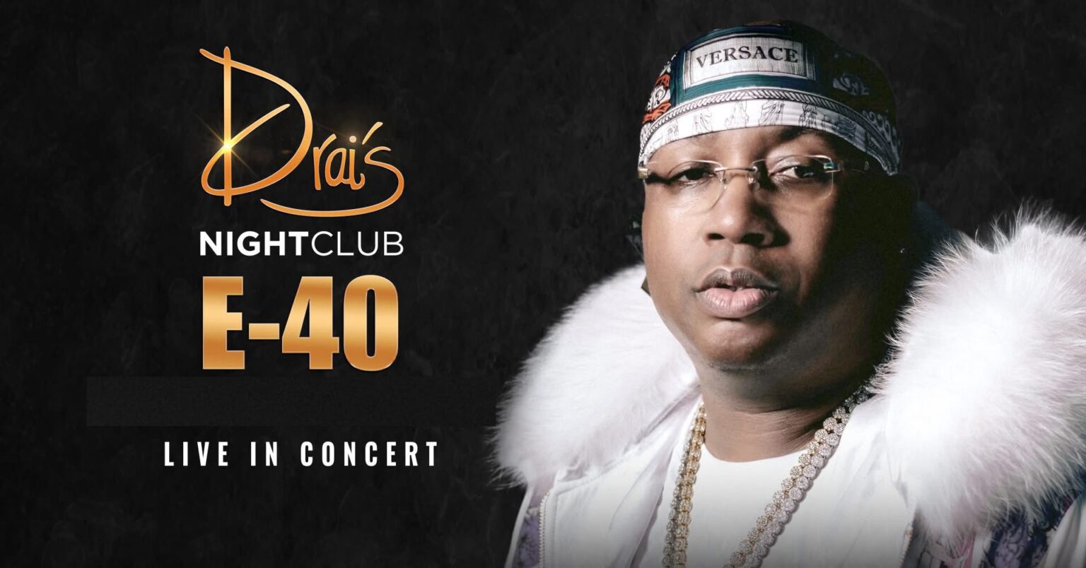 E-40 performing live at Drai’s Nightclub Las Vegas 2025