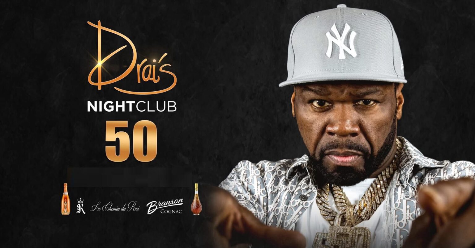 50 Cent performing live at Drai’s Nightclub Las Vegas 2025